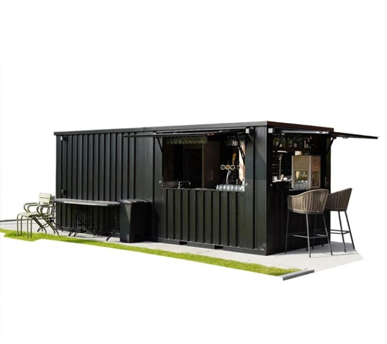 Contenedor Bar Desmontable 6×2 Metros - 6x2 M - Acero - Nuevo