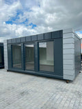 Contenedor Modular 800×300 con Paneles de Poliestireno - 50x3 m - Acero - Nuevo