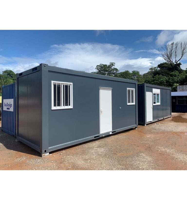 Módulo Prefabricado Negro - Acero - Nuevo - oficina modular