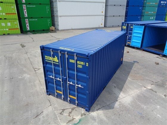 Contenedor 20 pies con doble puerta - Acero - Nuevo - Volumen 31 m³