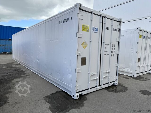 Contenedor Refrigerado HC de 40 Pies de Segunda Mano - Acero - Alto 289,60 cm x Ancho 243,80 cm x Profundidad 1219,20 cm - Volumen 67 m³