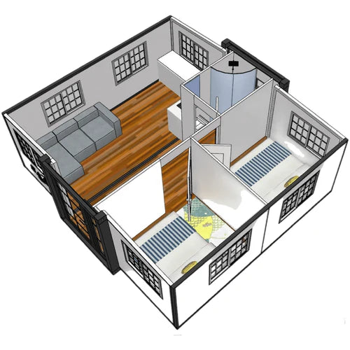 Casa Móvil de Lujo Tipo Tiny House - 20 pies - Acero - Nuevo