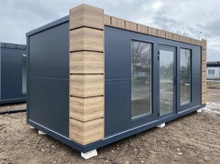 Contenedor Comercial «Linz» 6×2,83 m – Sala de Ventas - 6x2,83 m - Madera - Nuevo