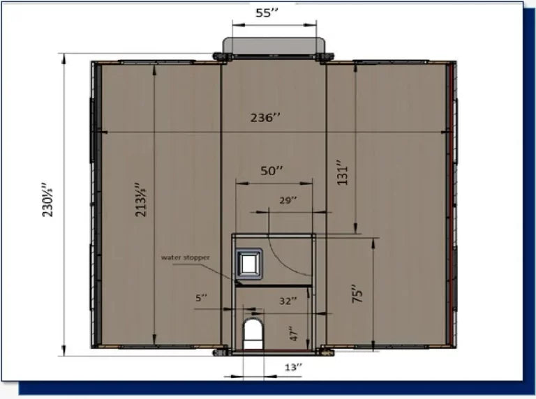Casa Móvil de Lujo Tipo Tiny House - 20 pies - Acero - Nuevo