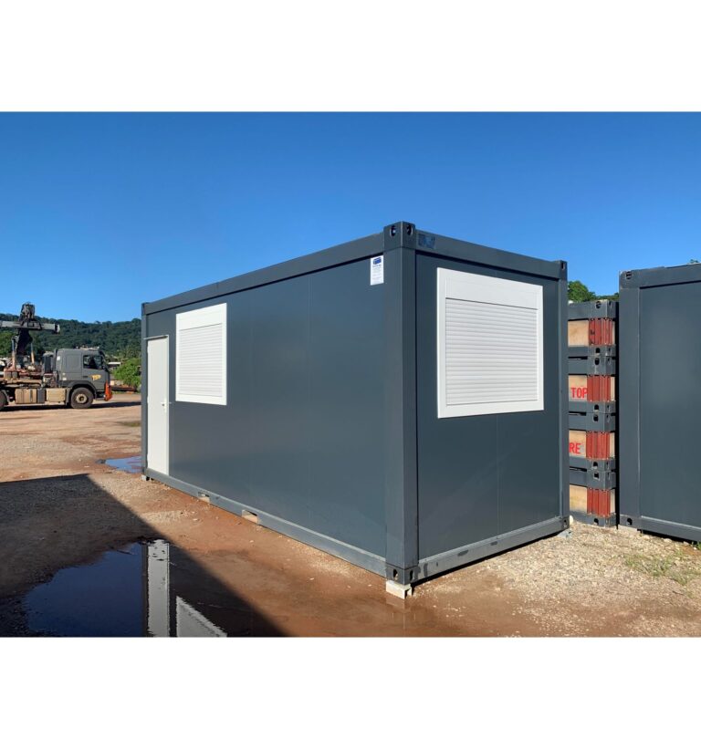 Módulo Prefabricado Negro - Acero - Nuevo - oficina modular