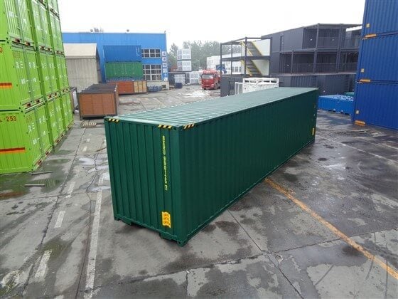 Contenedor 40 pies HC - Acero - Blanco - Nuevo - Volumen 31 m³ - High Cube