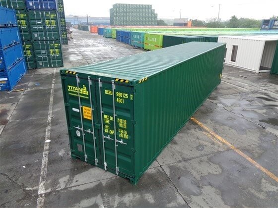 Contenedor 40 pies HC - Acero - Blanco - Nuevo - Volumen 31 m³ - High Cube