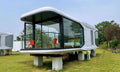 Casa Cápsula E7 con 2 camas, 1 baño y balcón - Acero - Nuevo - oficina modular
