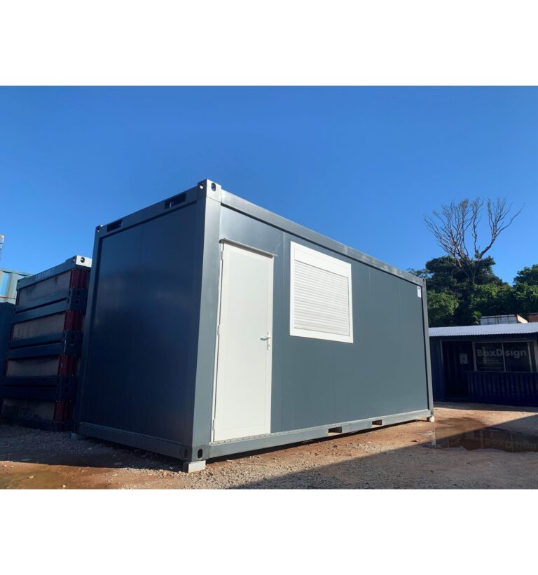 Módulo Prefabricado Negro - Acero - Nuevo - oficina modular