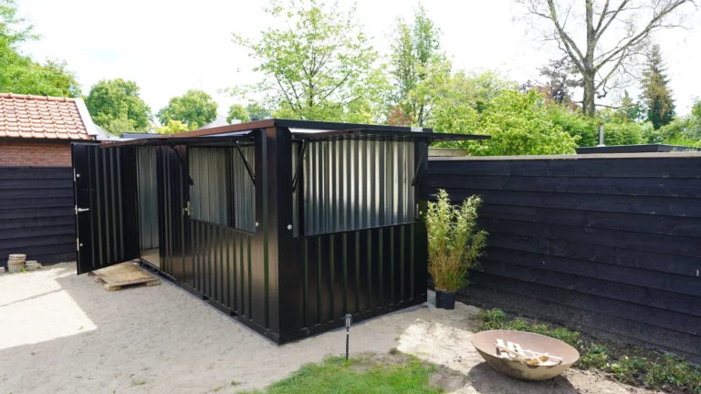 Contenedor Bar Desmontable 6×2 Metros - 6x2 M - Acero - Nuevo