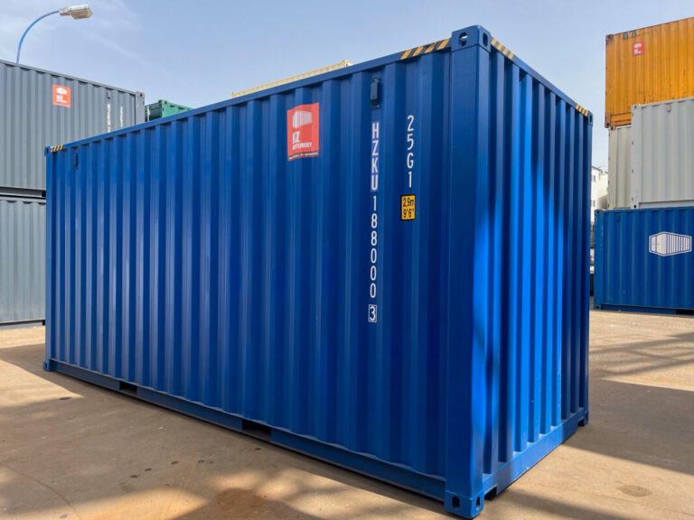Garaje contenedor 20’HC con puertas seccionales Hörmann - 20 pies - Nuevo