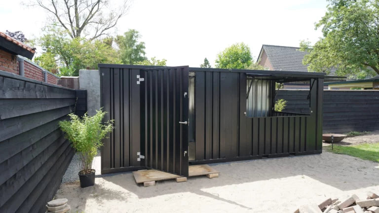 Contenedor Bar Desmontable 6×2 Metros - 6x2 M - Acero - Nuevo