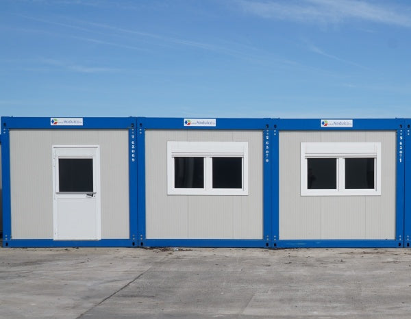 Ensamblaje de 3 Módulos de 54 m² - Nuevo - oficina modular