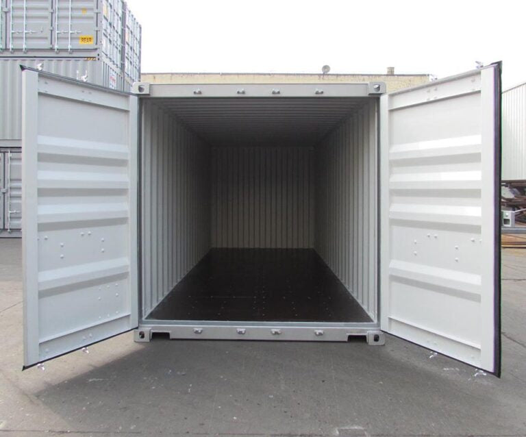 Contenedor marítimo 20 pies (33 m³) – Nuevo primer viaje - Acero CORTEN - Gris - Volumen 33 m³