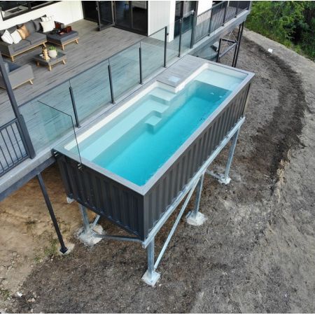 Piscina Contenedor De 40 Pies - Acero CORTEN - Nuevo