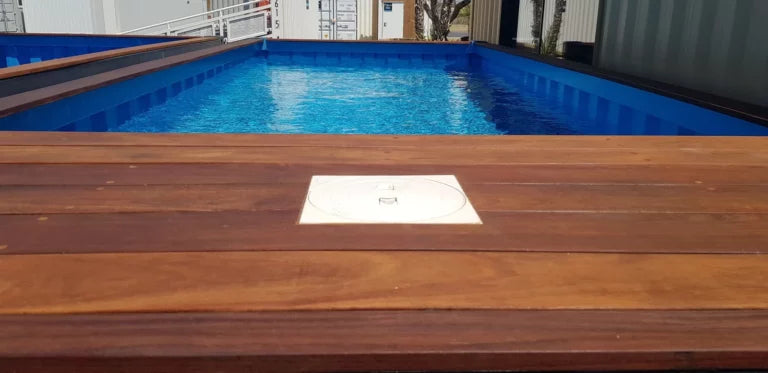 Piscina de Contenedor BOX de 20 Pies - Acero - Nuevo - piscina contenedor