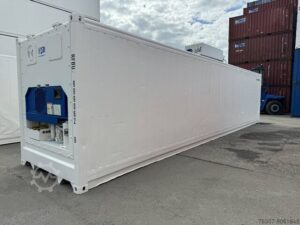 Contenedor Refrigerado HC de 40 Pies de Segunda Mano - Acero - Alto 289,60 cm x Ancho 243,80 cm x Profundidad 1219,20 cm - Volumen 67 m³