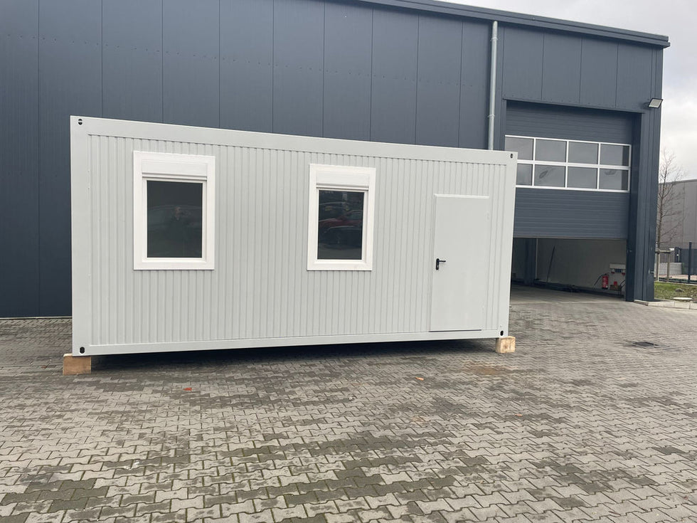 Contenedor Oficina 6,75x2,42m Aislado RAL 9002 | Ref 2350