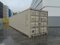 Contenedor maritímo estándar de 40 pies ( RAL 5109 )