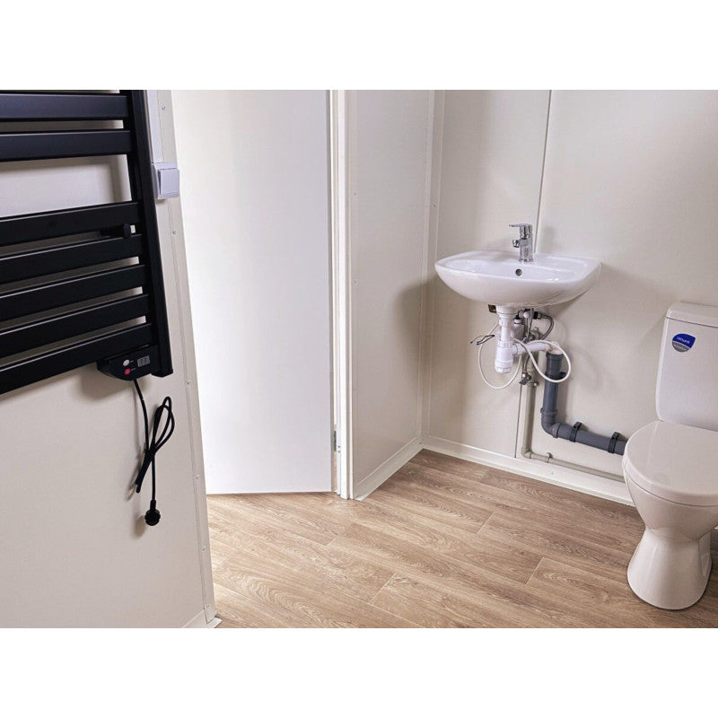 Contenedor elevado 7x3 m grandes vitrinas / Aire acondicionado / Bano ( Ref: 5905 )
